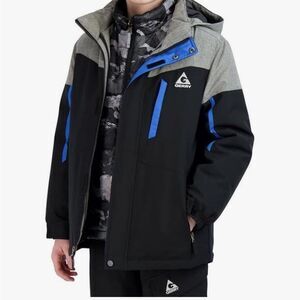 Gerry Black and Gray kids Jacket Size 7/8